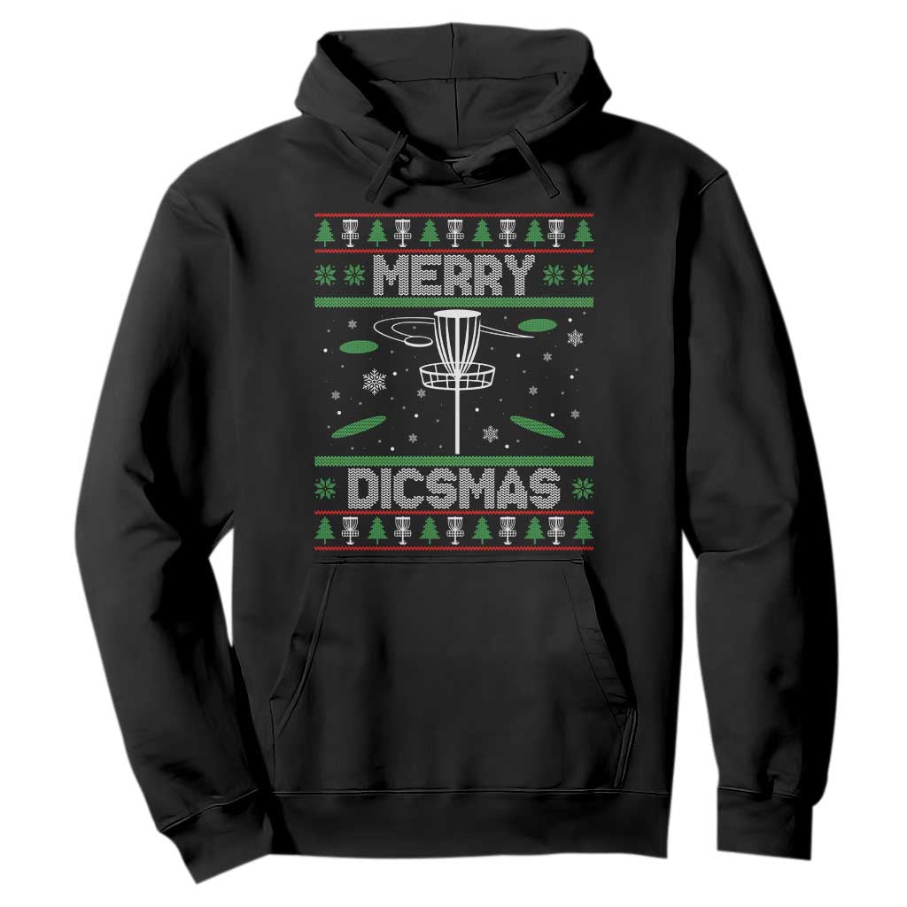Disc Golf Christmas Hoodie Merry Discmas Ugly Xmas TS10 Black Print Your Wear