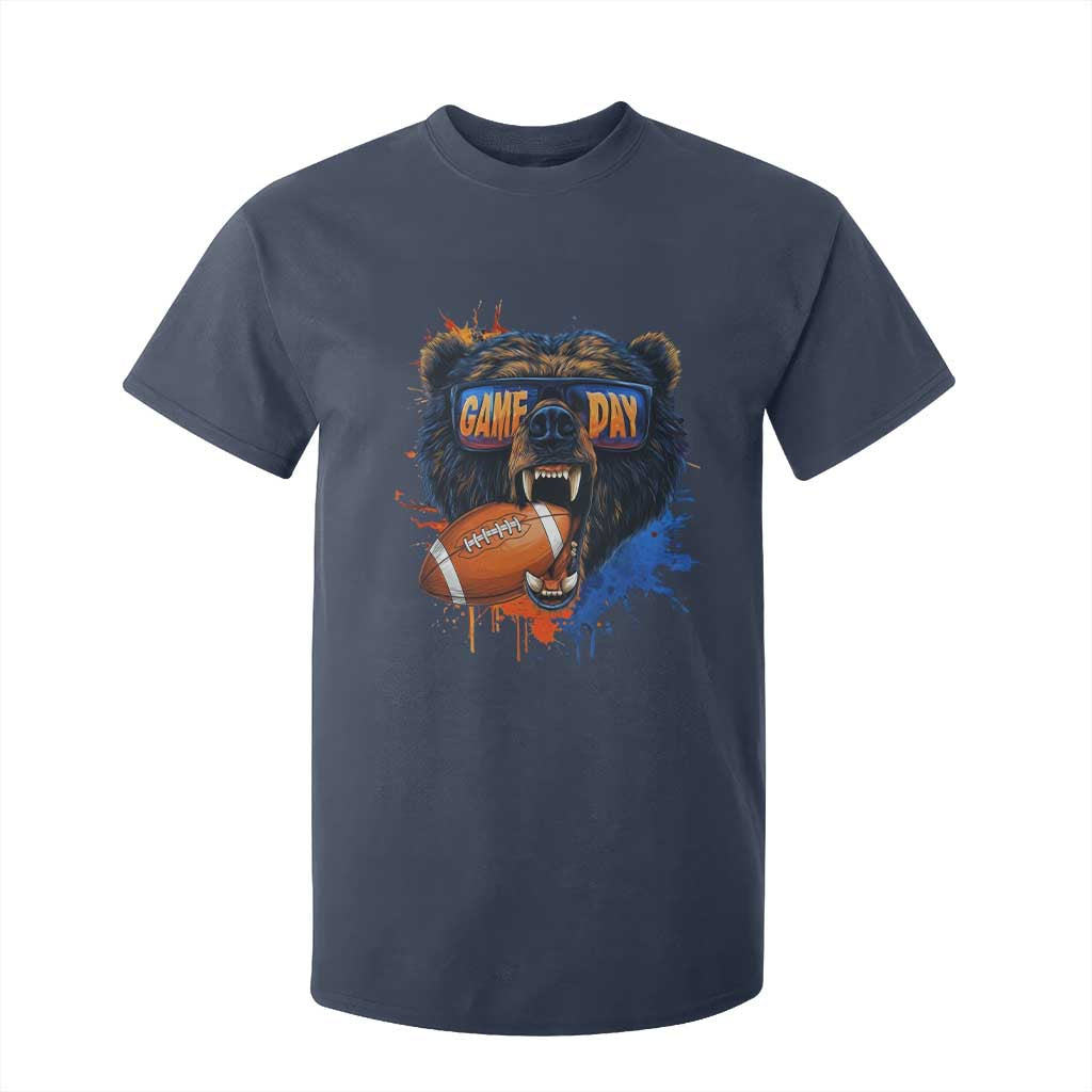 CFB Game Day T Shirt For Kid Vintage Watercolors Mascot Retro Fan Gift TS10 Navy Print Your Wear