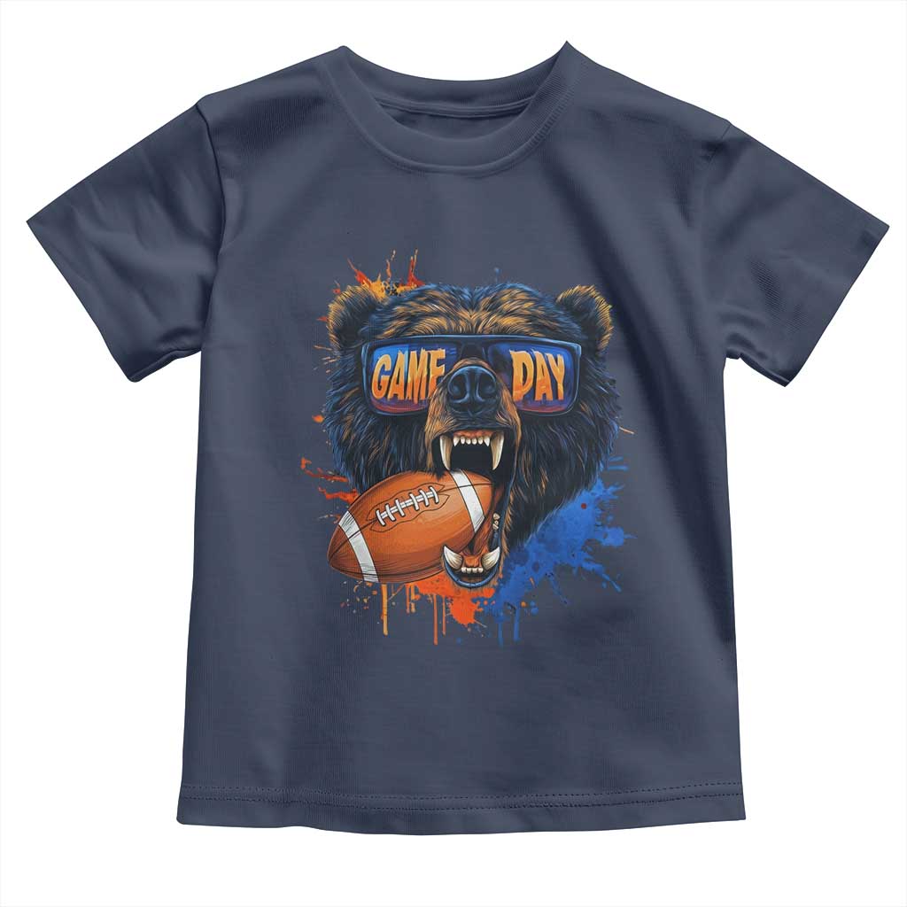 CFB Game Day Toddler T Shirt Vintage Watercolors Mascot Retro Fan Gift TS10 Navy Print Your Wear