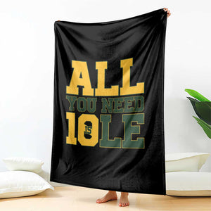 All You Need is Love Throw Blanket Retro Jordan GB Football Lover Fan Gift TS10 Print Your Wear