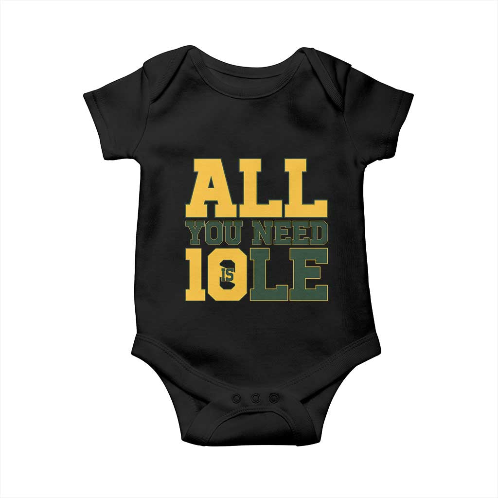 All You Need is Love Baby Onesie Retro Jordan GB Football Lover Fan Gift TS10 Black Print Your Wear