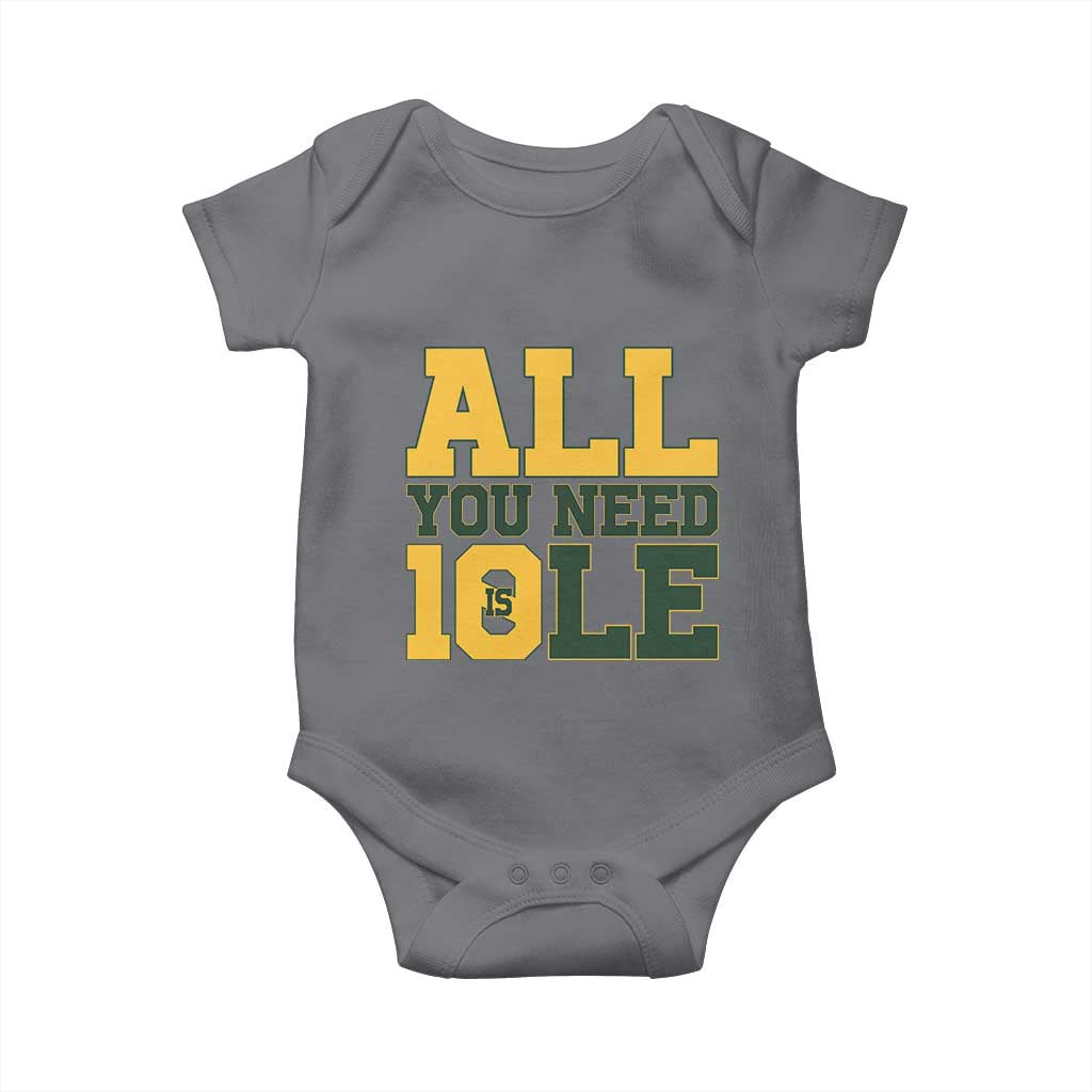All You Need is Love Baby Onesie Retro Jordan GB Football Lover Fan Gift TS10 Charcoal Print Your Wear