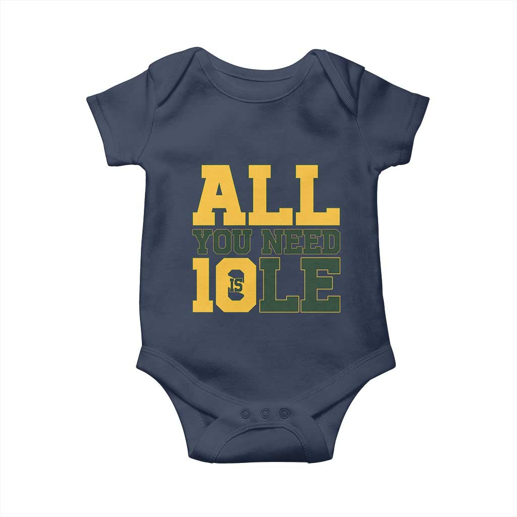 All You Need is Love Baby Onesie Retro Jordan GB Football Lover Fan Gift TS10 Navy Print Your Wear