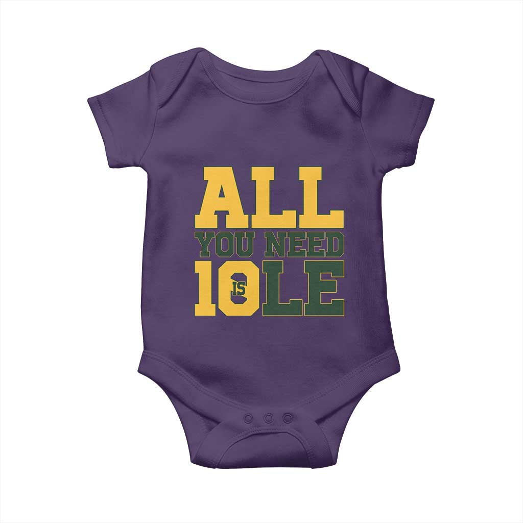 All You Need is Love Baby Onesie Retro Jordan GB Football Lover Fan Gift TS10 Purple Print Your Wear