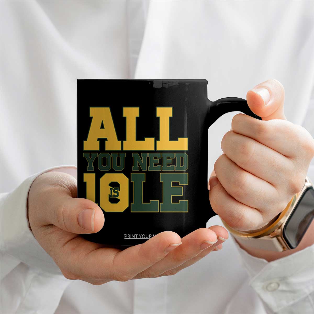 All You Need is Love Coffee Mug Retro Jordan GB Football Lover Fan Gift TS10 Print Your Wear