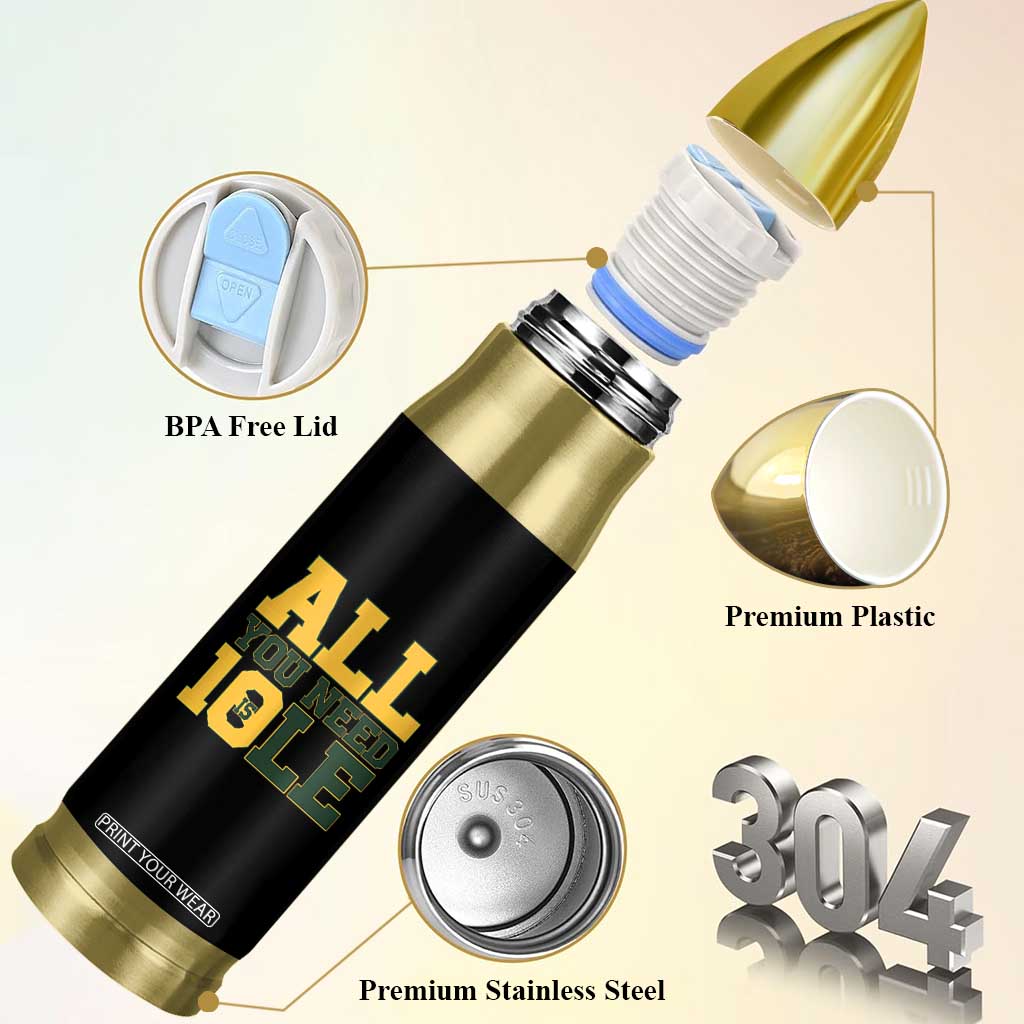 All You Need is Love Bullet Tumbler Retro Jordan GB Football Lover Fan Gift TS10 Print Your Wear