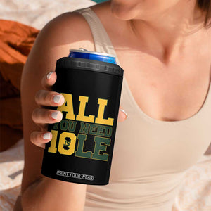 All You Need is Love 4 in 1 Can Cooler Tumbler Retro Jordan GB Football Lover Fan Gift TS10 Print Your Wear
