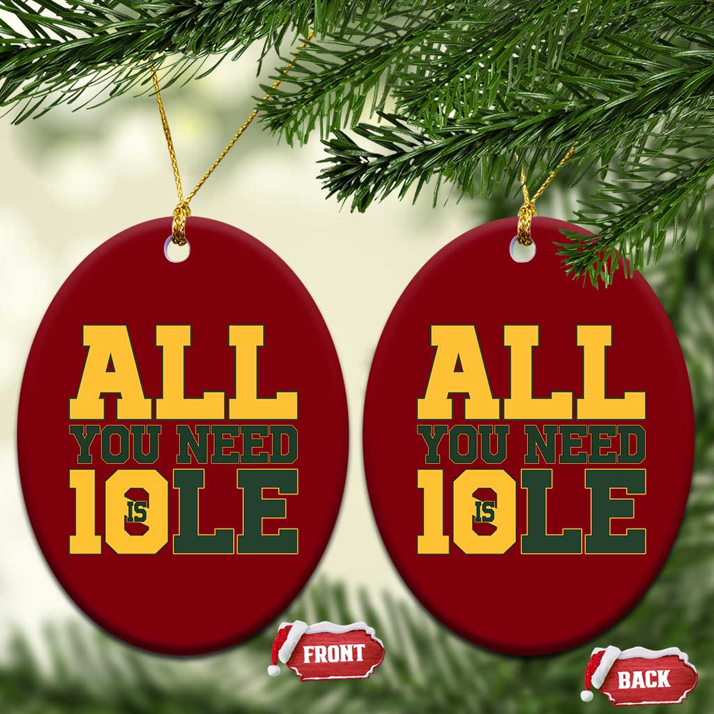 All You Need is Love Ceramic Ornament Retro Jordan GB Football Lover Fan Gift TS10 Print Your Wear