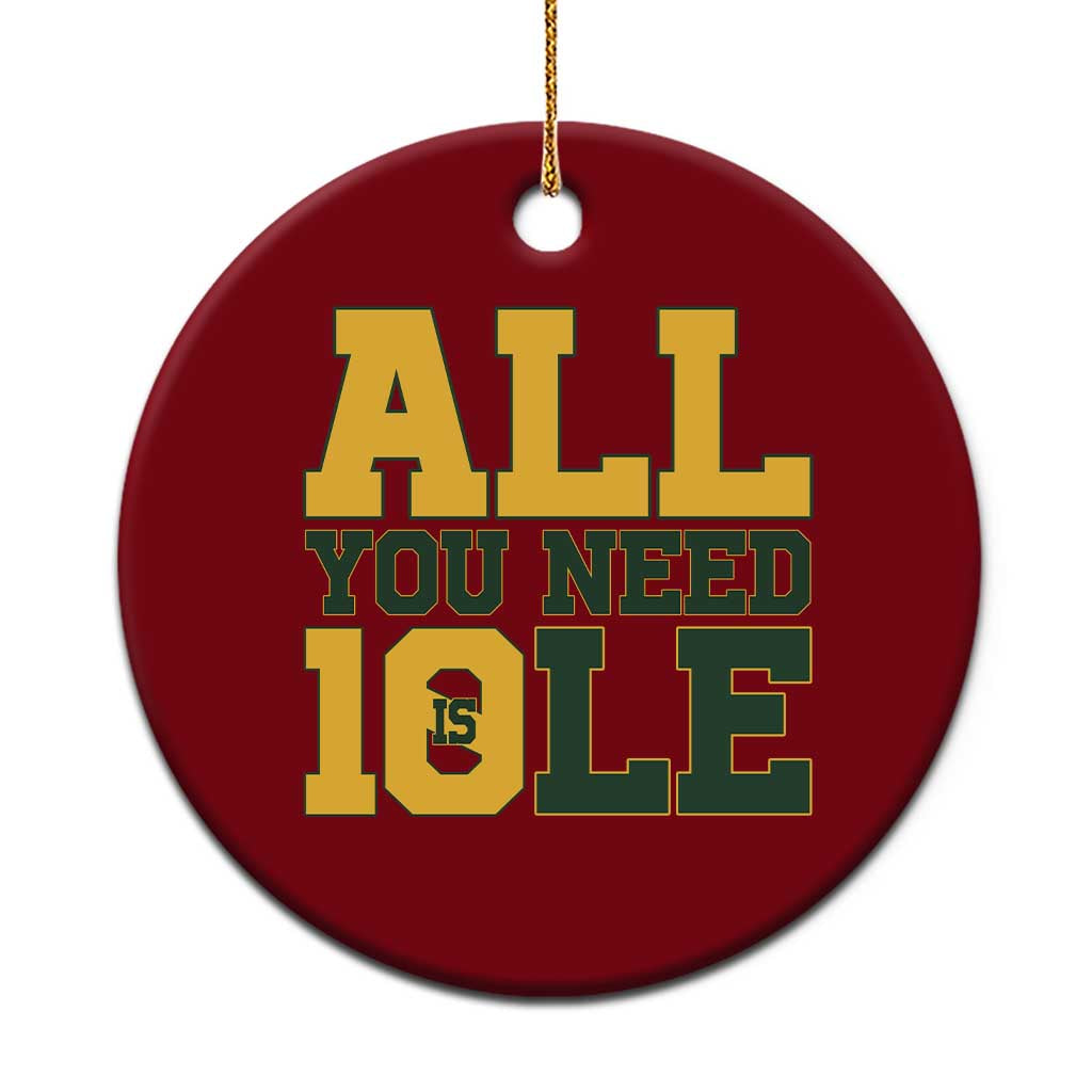 All You Need is Love Ceramic Ornament Retro Jordan GB Football Lover Fan Gift TS10 1pc Red Print Your Wear