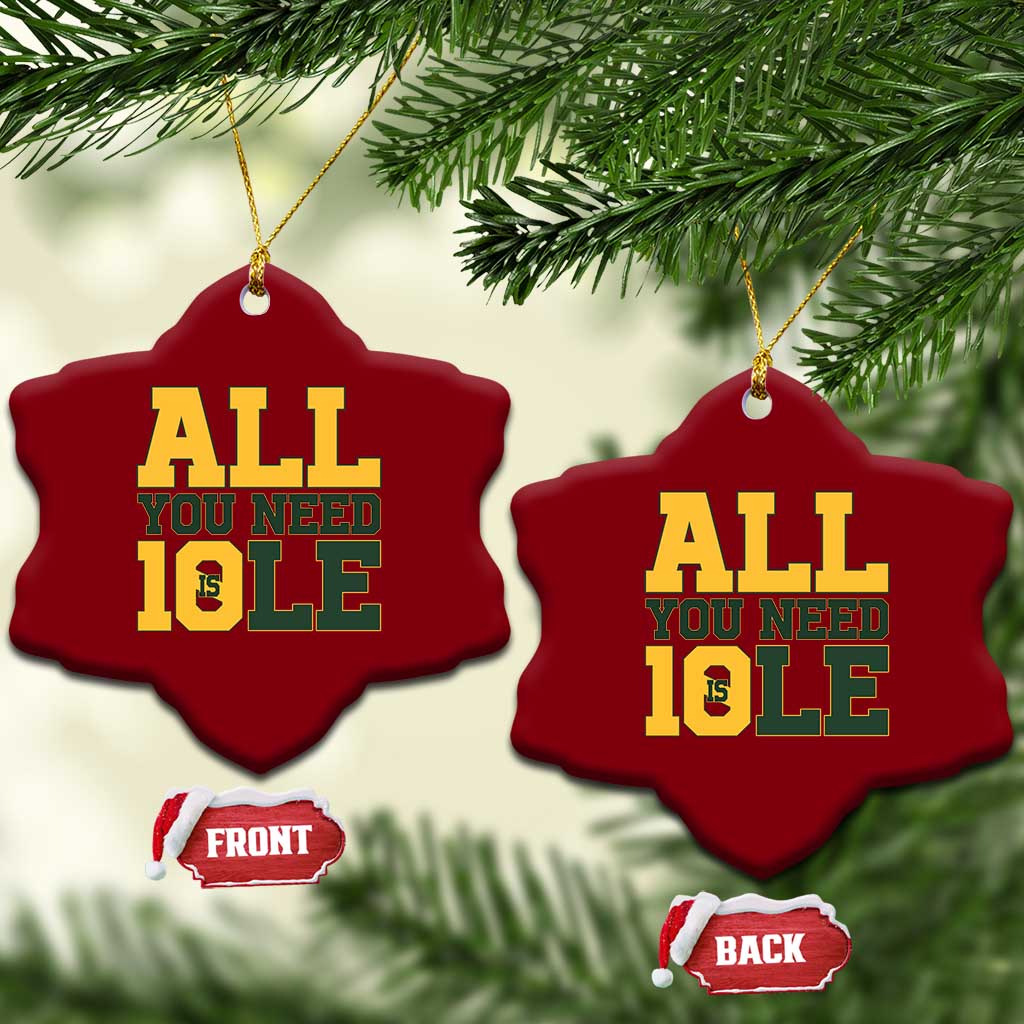 All You Need is Love Ceramic Ornament Retro Jordan GB Football Lover Fan Gift TS10 Print Your Wear