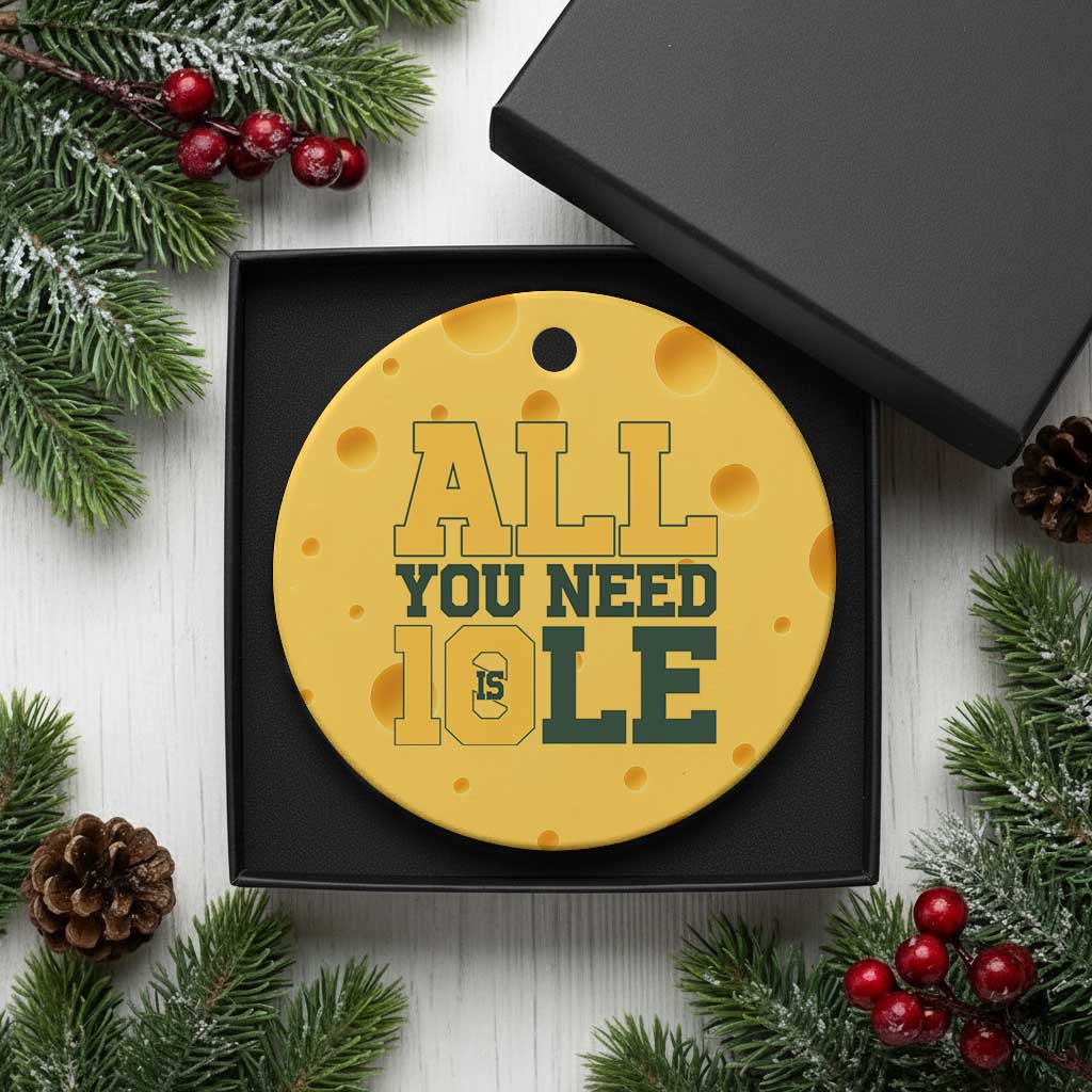 All You Need is Love Ceramic Ornament Retro Jordan GB Football Lover Fan Gift TS10 1pc Yellow Cheese Print Your Wear