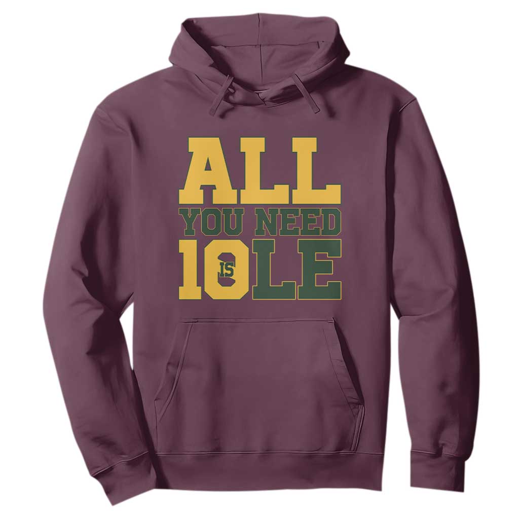 All You Need is Love Hoodie Retro Jordan GB Football Lover Fan Gift TS10 Maroon Print Your Wear