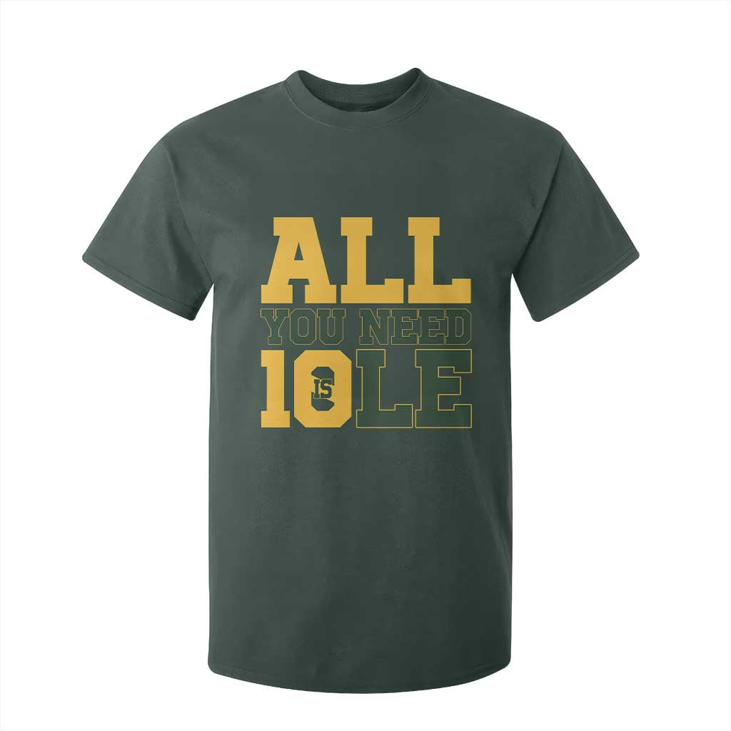 All You Need is Love T Shirt For Kid Retro Jordan GB Football Lover Fan Gift TS10 Dark Forest Green Print Your Wear