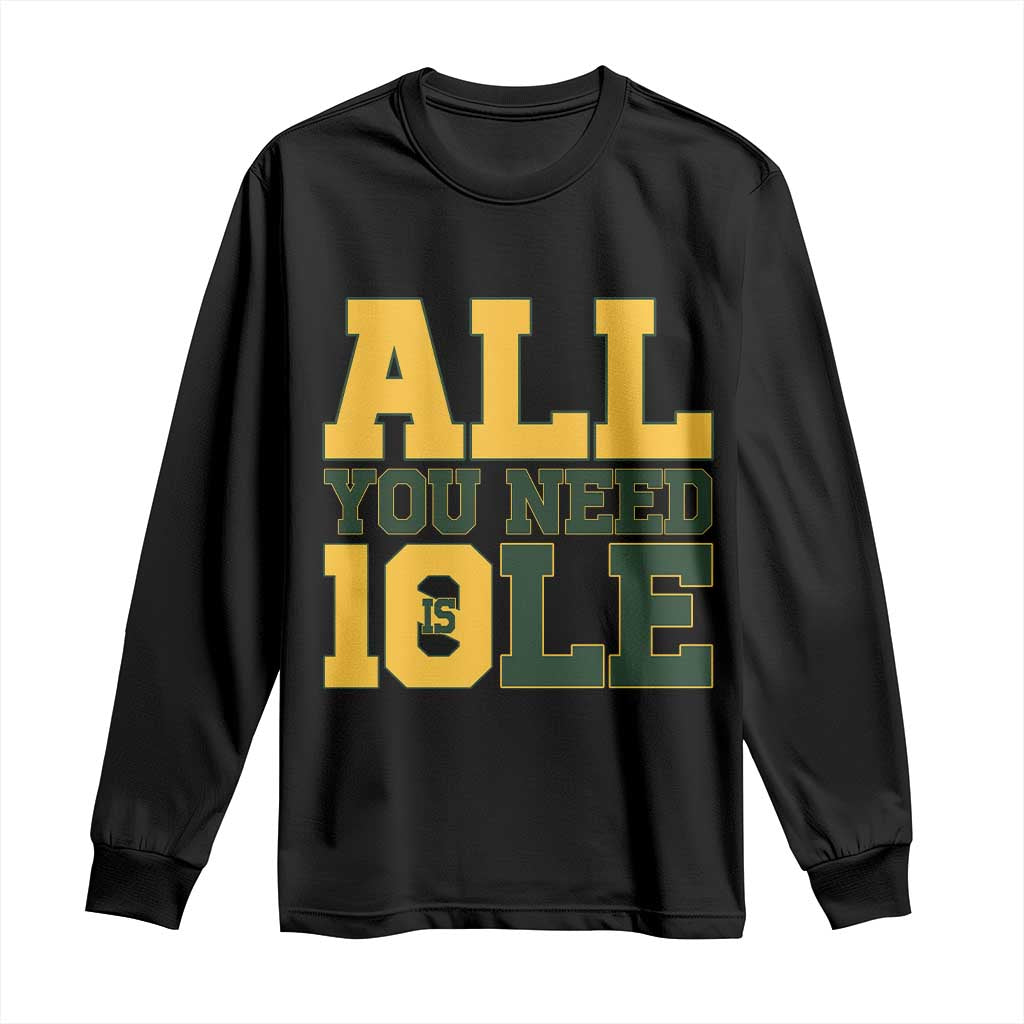 All You Need is Love Long Sleeve Shirt Retro Jordan GB Football Lover Fan Gift TS10 Black Print Your Wear