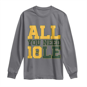 All You Need is Love Long Sleeve Shirt Retro Jordan GB Football Lover Fan Gift TS10 Charcoal Print Your Wear