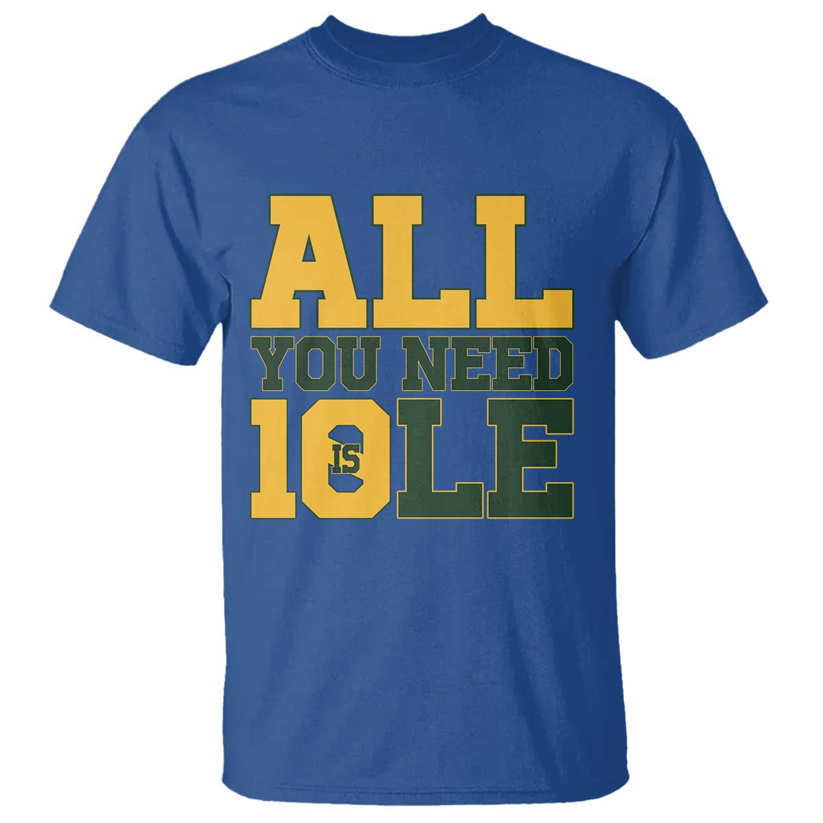 All You Need is Love T Shirt Retro Jordan GB Football Lover Fan Gift TS10 Royal Blue Print Your Wear