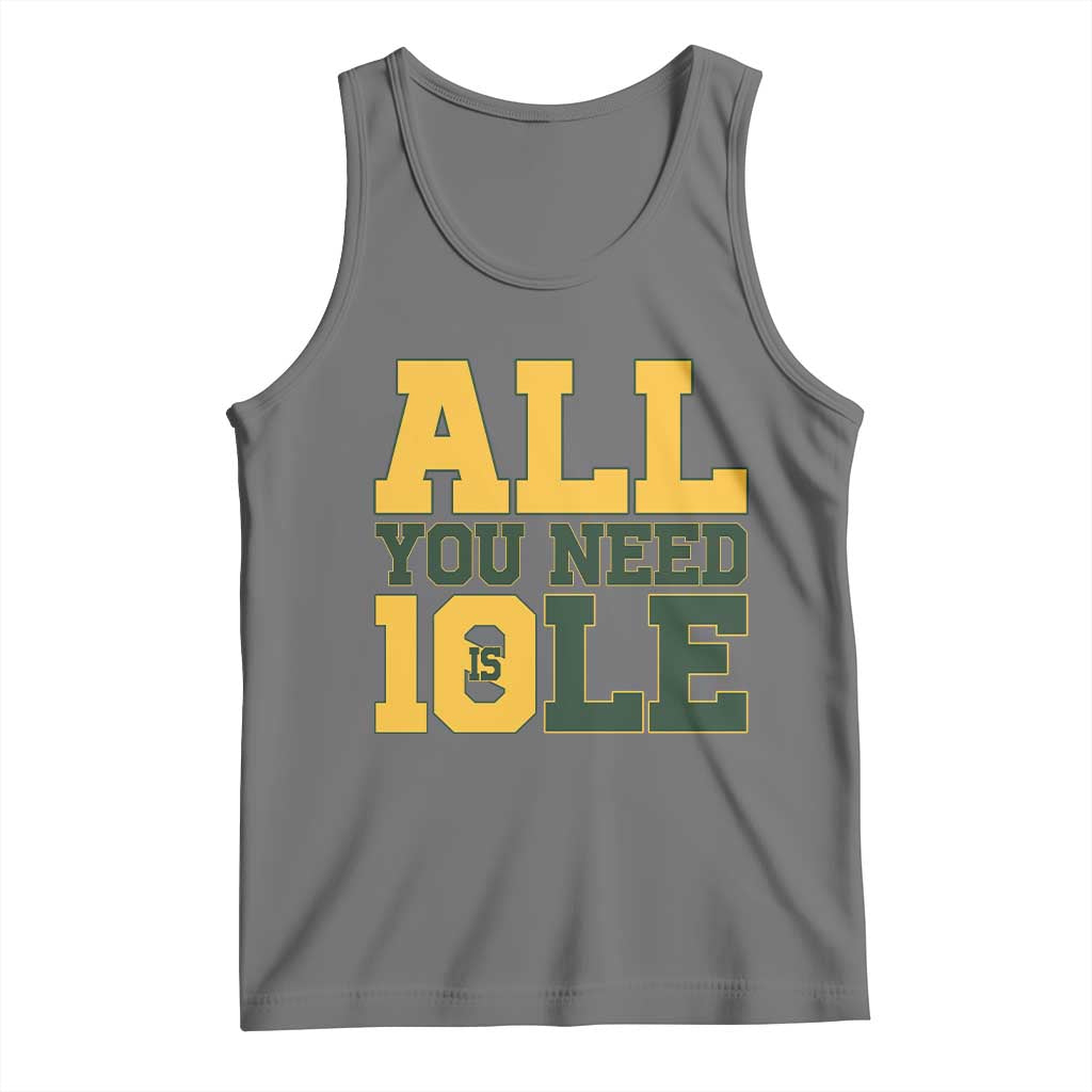 All You Need is Love Tank Top Retro Jordan GB Football Lover Fan Gift TS10 Black Heather Print Your Wear