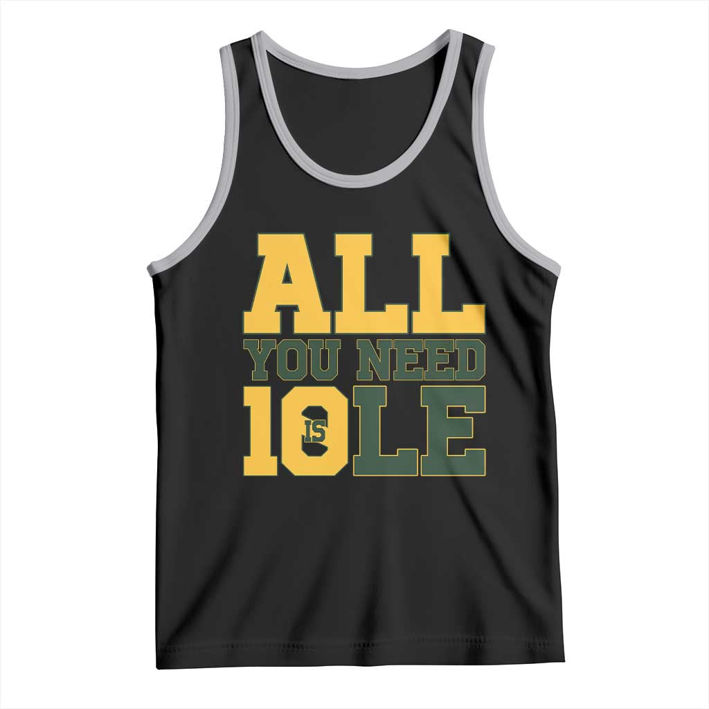 All You Need is Love Tank Top Retro Jordan GB Football Lover Fan Gift TS10 Black Athletic Heather Print Your Wear