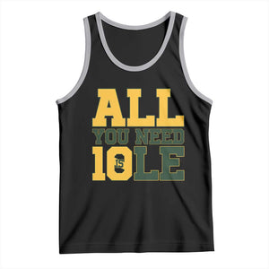All You Need is Love Tank Top Retro Jordan GB Football Lover Fan Gift TS10 Black Athletic Heather Print Your Wear