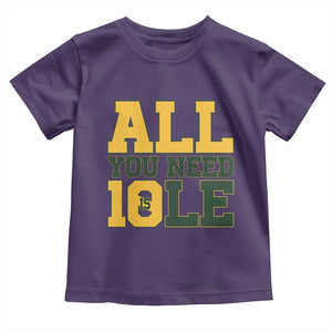 All You Need is Love Toddler T Shirt Retro Jordan GB Football Lover Fan Gift TS10 Purple Print Your Wear