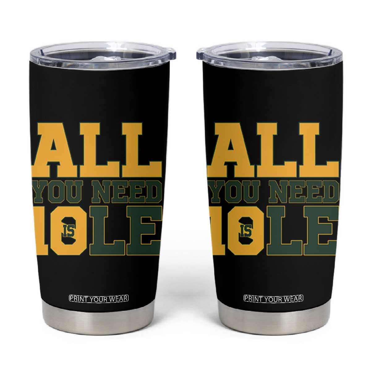 All You Need is Love Tumbler Cup Retro Jordan GB Football Lover Fan Gift TS10 Black Print Your Wear