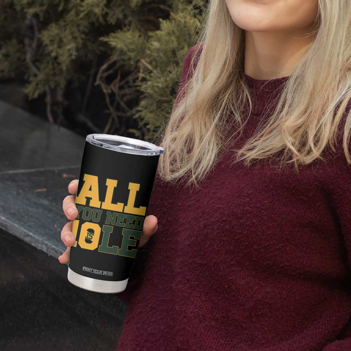 All You Need is Love Tumbler Cup Retro Jordan GB Football Lover Fan Gift TS10 Print Your Wear