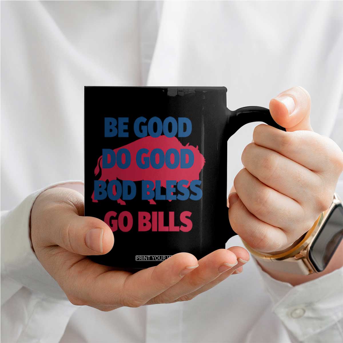 Football Lovers Coffee Mug Game Day Be Good Do Good God Bless Go BFB TS10 Print Your Wear