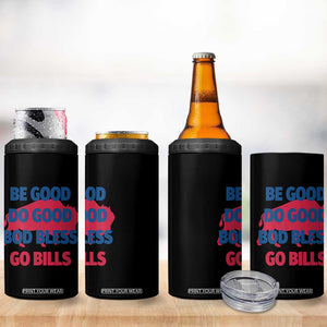 Football Lovers 4 in 1 Can Cooler Tumbler Game Day Be Good Do Good God Bless Go BFB TS10 Print Your Wear