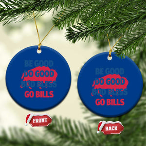 Football Lovers Ceramic Ornament Game Day Be Good Do Good God Bless Go BFB TS10 1pc Blue Print Your Wear