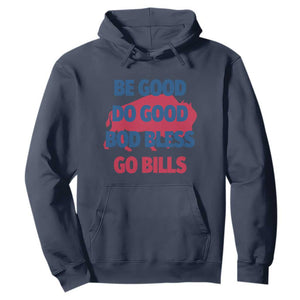 Football Lovers Hoodie Game Day Be Good Do Good God Bless Go BFB TS10 Navy Print Your Wear