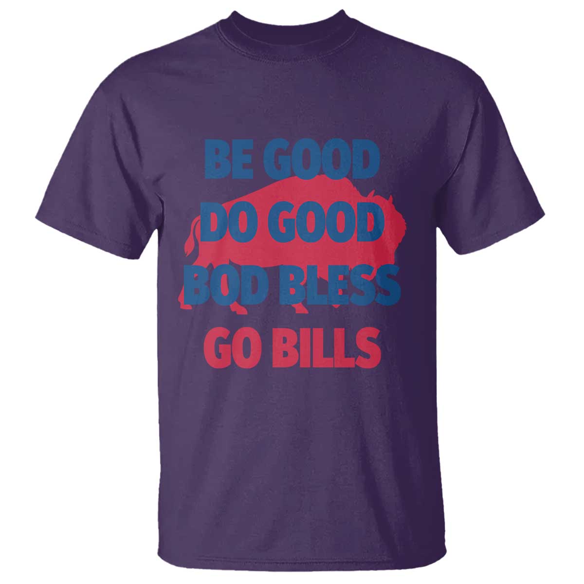 Football Lovers T Shirt Game Day Be Good Do Good God Bless Go BFB TS10 Purple Print Your Wear