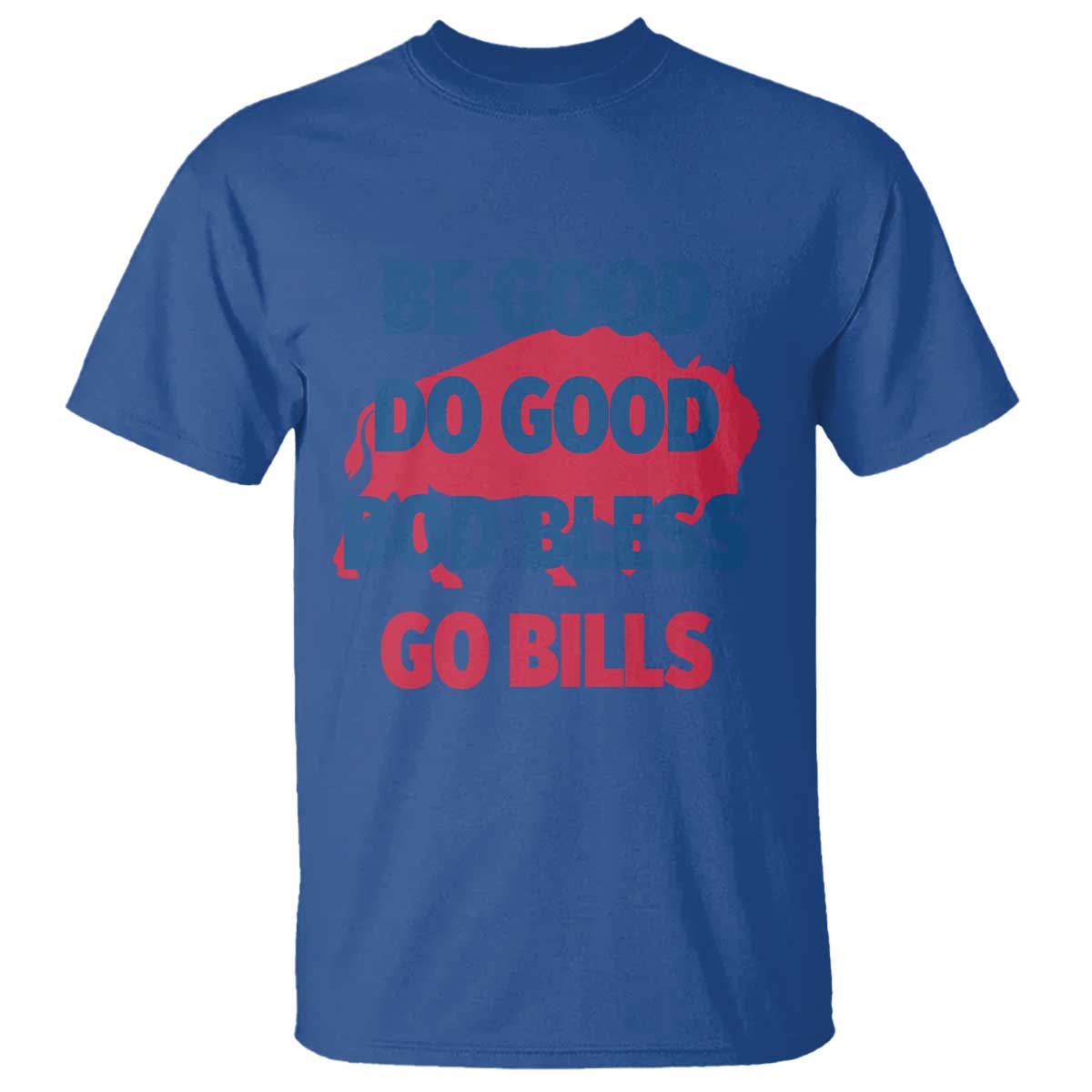 Football Lovers T Shirt Game Day Be Good Do Good God Bless Go BFB TS10 Royal Blue Print Your Wear