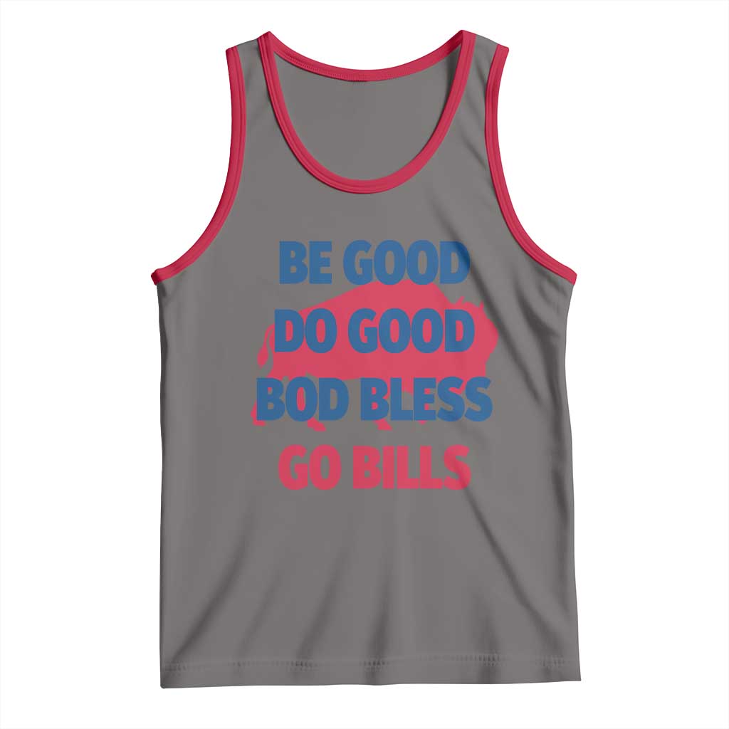 Football Lovers Tank Top Game Day Be Good Do Good God Bless Go BFB TS10 Deep Heather Red Print Your Wear