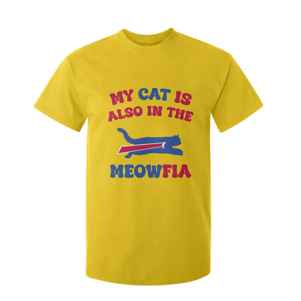 My Cat Is Also In The Meowfia T Shirt For Kid Cat Dad Football Lover Mafia Fan TS10 Daisy Print Your Wear