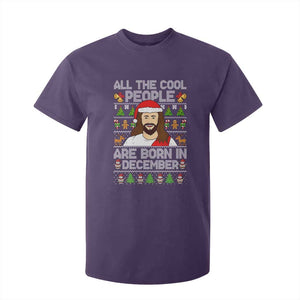 Funny Jesus Christmas December Birthday T Shirt For Kid Ugly Xmas TS10 Purple Print Your Wear
