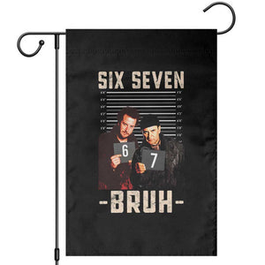 Funny 6 7 Meme Garden Flag Retro Home Christmas Movie Alone TS10 Black Print Your Wear