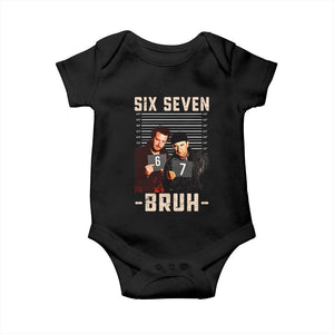 Funny 6 7 Meme Baby Onesie Retro Home Christmas Movie Alone TS10 Black Print Your Wear