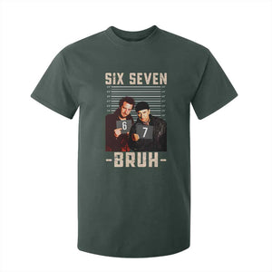 Funny 6 7 Meme T Shirt For Kid Retro Home Christmas Movie Alone TS10 Dark Forest Green Print Your Wear