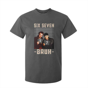 Funny 6 7 Meme T Shirt For Kid Retro Home Christmas Movie Alone TS10 Dark Heather Print Your Wear