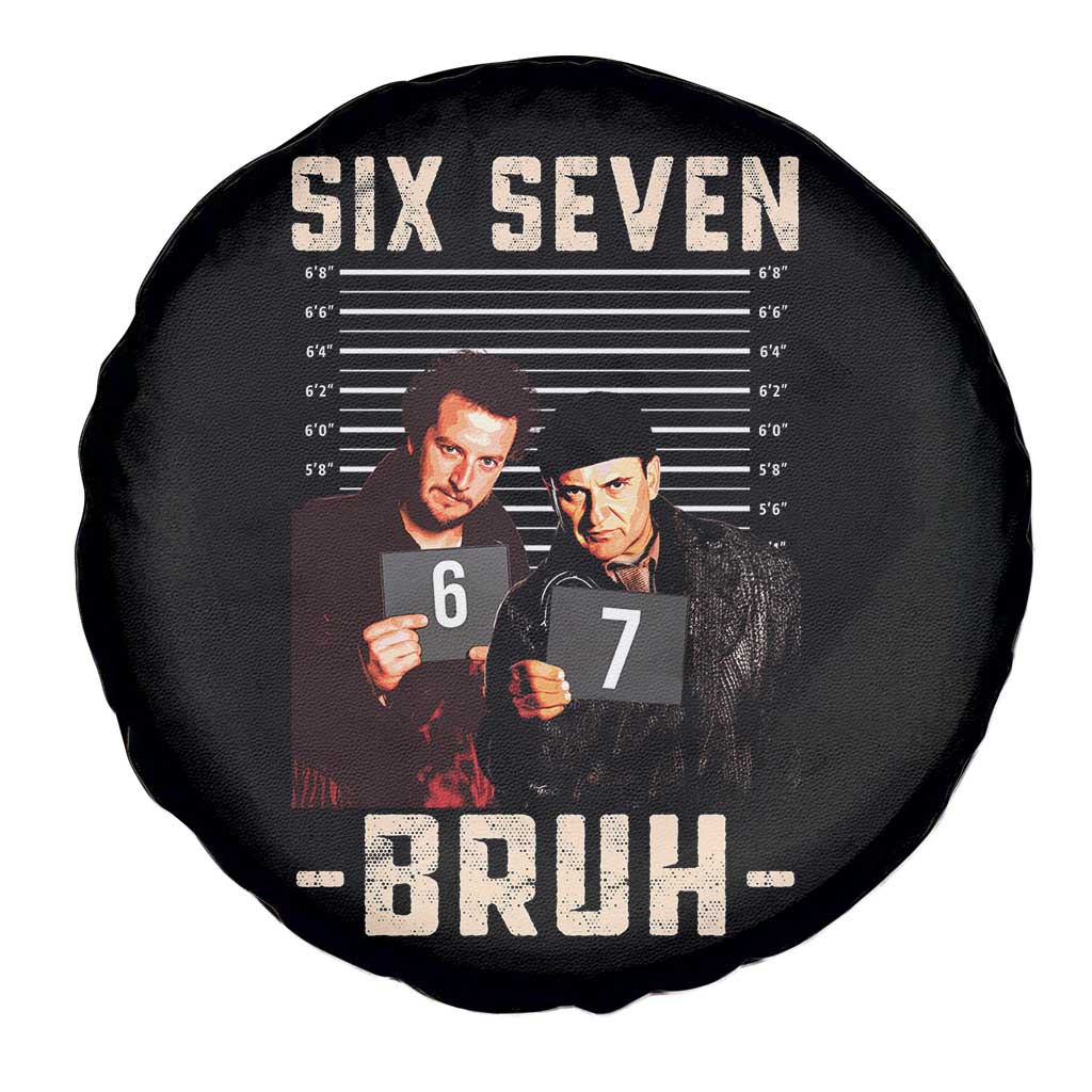 Funny 6 7 Meme Spare Tire Cover Retro Home Christmas Movie Alone TS10 Print Your Wear