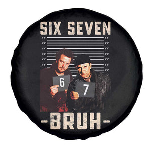 Funny 6 7 Meme Spare Tire Cover Retro Home Christmas Movie Alone TS10 Print Your Wear