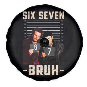 Funny 6 7 Meme Spare Tire Cover Retro Home Christmas Movie Alone TS10 Print Your Wear