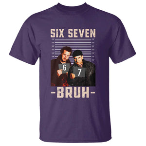 Funny 6 7 Meme T Shirt Retro Home Christmas Movie Alone TS10 Purple Print Your Wear