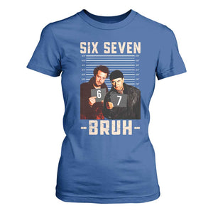 Funny 6 7 Meme T Shirt For Women Retro Home Christmas Movie Alone TS10 Royal Blue Print Your Wear