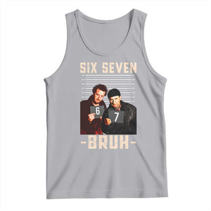 Funny 6 7 Meme Tank Top Retro Home Christmas Movie Alone TS10 Athletic Heather Print Your Wear