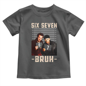 Funny 6 7 Meme Toddler T Shirt Retro Home Christmas Movie Alone TS10 Dark Heather Print Your Wear