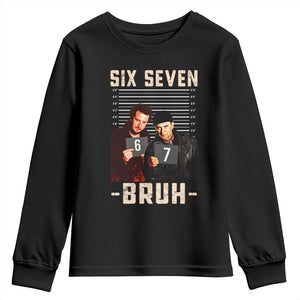 Funny 6 7 Meme Youth Sweatshirt Retro Home Christmas Movie Alone TS10 Black Print Your Wear