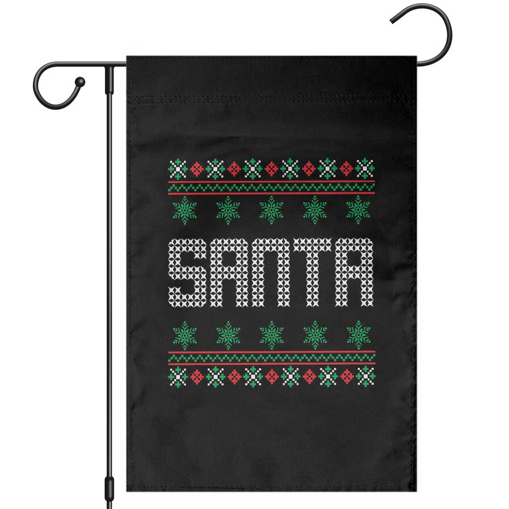 I'm So Good Santa Came Twice Santa Garden Flag Funny Ugly Matching Couple Christmas Outfit Pajama TS10 Black Print Your Wear