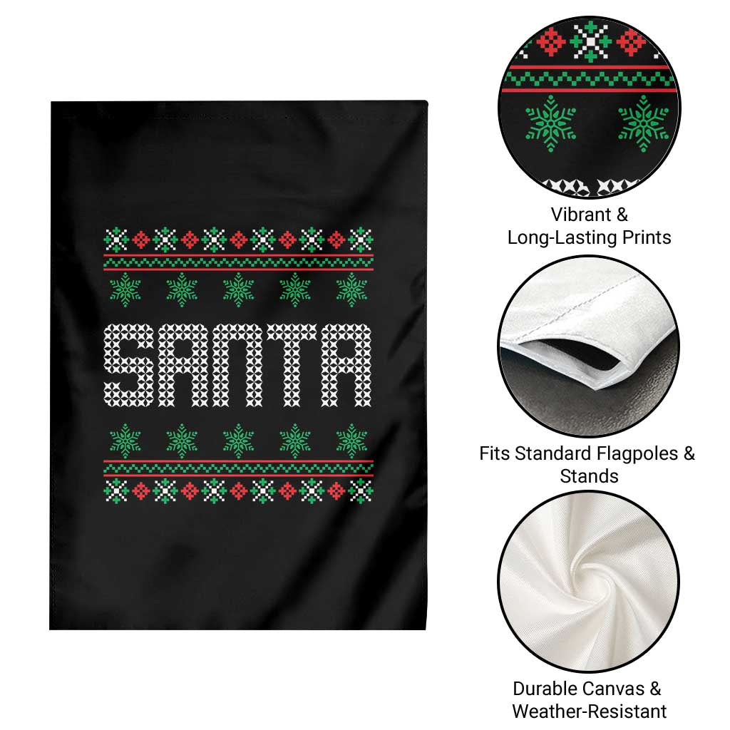 I'm So Good Santa Came Twice Santa Garden Flag Funny Ugly Matching Couple Christmas Outfit Pajama TS10 Print Your Wear