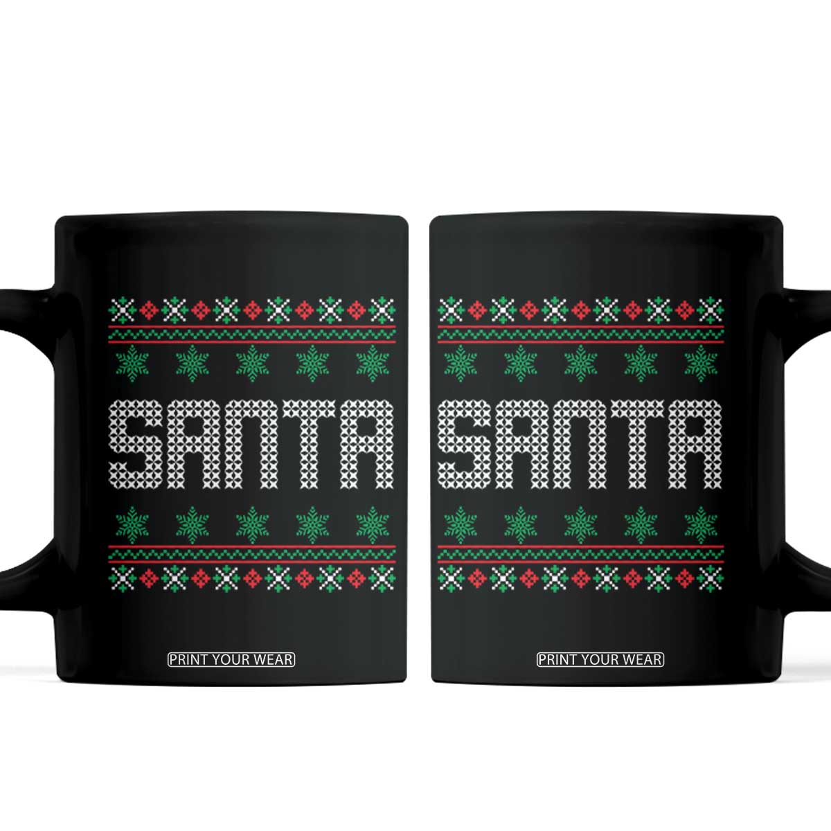 I'm So Good Santa Came Twice Santa Coffee Mug Funny Ugly Matching Couple Christmas Outfit Pajama TS10 Black Print Your Wear